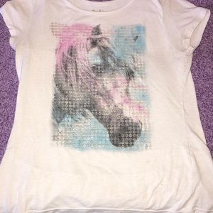 A Pink and Blue Pony Shirt !